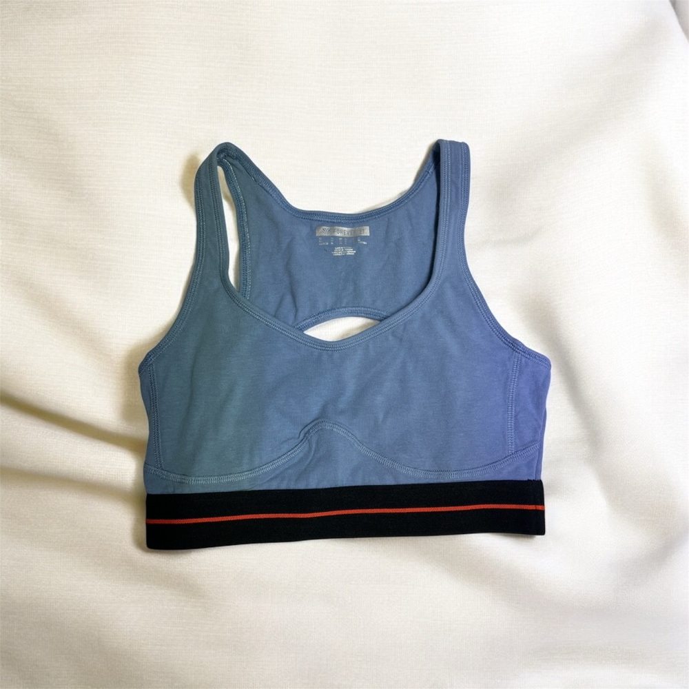 Forever 21 Blue and Black Sports Bra Intimates